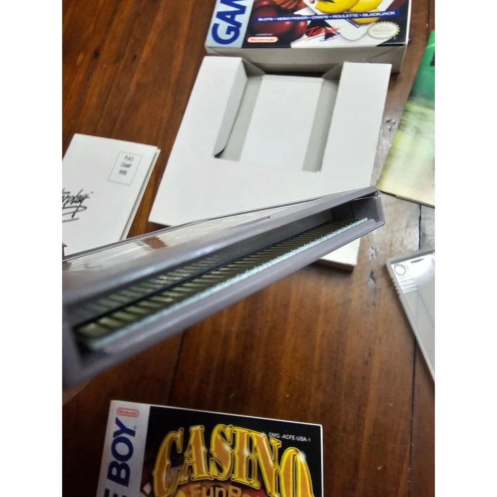 Casino FunPak Nintendo Game Boy CIB Complete Box Manual Interplay DMG-ACFE-USA